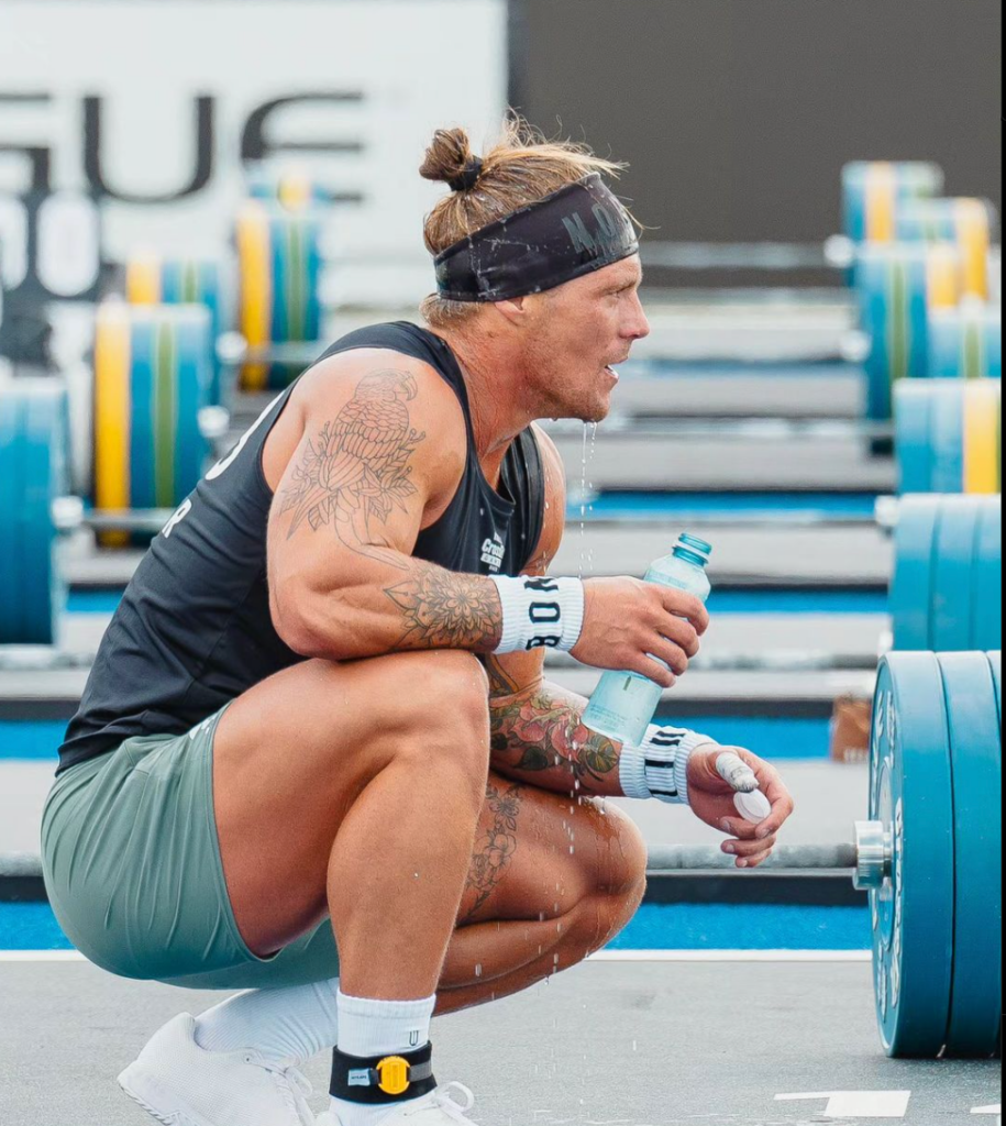 Athlete Sam Dancer on the field at the CrossFit Games 